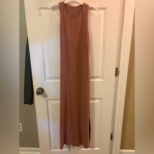 Lululemon Sleeveless Brown Maxi Dress